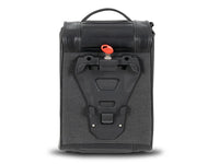 SHAD SR38 black cafe racer pannier 10 litre motorcycle side bag with lock system and rain cover