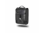 SHAD SR38 black cafe racer pannier 10 litre motorcycle side bag with lock system and rain cover_4
