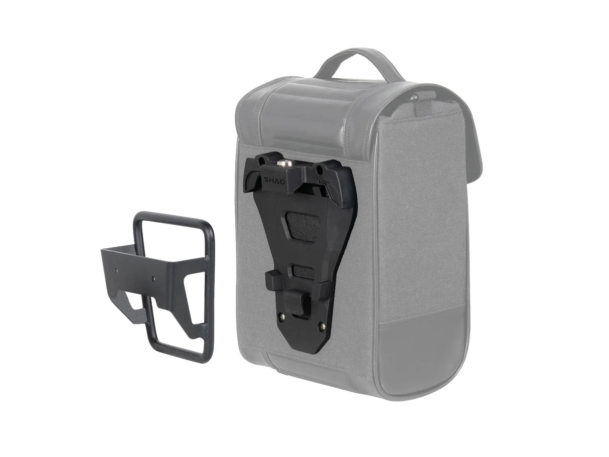 SHAD SR38 Cafe Racer Style Black Side Case Pannier image 6