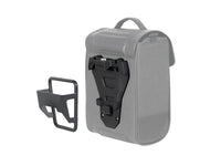 SHAD SR38 black cafe racer pannier 10 litre motorcycle side bag with lock system and rain cover