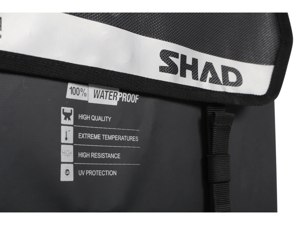 SHAD SW42 waterproof side bags 25L per bag. Durable adventure panniers with IPX5 protection, reflective details and secure mounting options._3