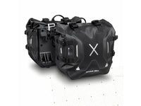 SHAD TR30 waterproof panniers 30 litre motorcycle soft luggage with quick release lock system and reinforced base