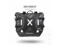 SHAD TR30 waterproof panniers 30 litre motorcycle soft luggage with quick release lock system and reinforced base