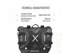 SHAD TR30 waterproof panniers 30 litre motorcycle soft luggage with quick release lock system and reinforced base_4