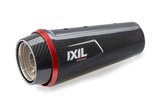 Close up of the Ixil Sport Xtrem Carbon Silencer