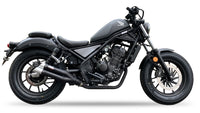 IXIL L3X Black Hyperlow Silencer Honda CMX 300 Rebel 2017-24 - Motorcycle Performance Store