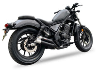 IXIL L3X Black Hyperlow Silencer Honda CMX 300 Rebel 2017-24 - Motorcycle Performance Store