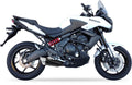 Ixil L3X Black Hyperlow Silencer Kawasaki Versys 650 2006-14 - Motorcycle Performance Store