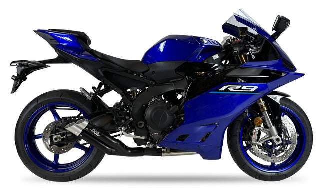 IXIL L3X black dual Hyperlow full exhaust Yamaha YZF-R9 2024-2026 stainless steel performance system