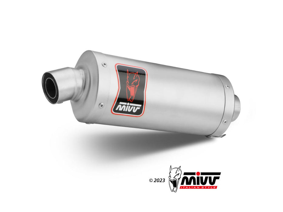 Mivv Dakar Stainless Steel Silencer Yamaha Tenere 700 2019-24 - Motorcycle Performance Store 