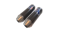 Termignoni SBC Full Exhaust System with Carbon Silencers for the Yamaha YZF1000 R1. Available at Motorcycle Performance Store.