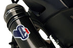 Termignoni Relevance carbon fibre full exhaust system fitted to Yamaha T-Max 530 2012-2016_2