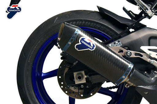 Termignoni Carbon Road Legal Silencer - Yamaha YZF1000 R1 2015-20 - Motorcycle Performance Store 