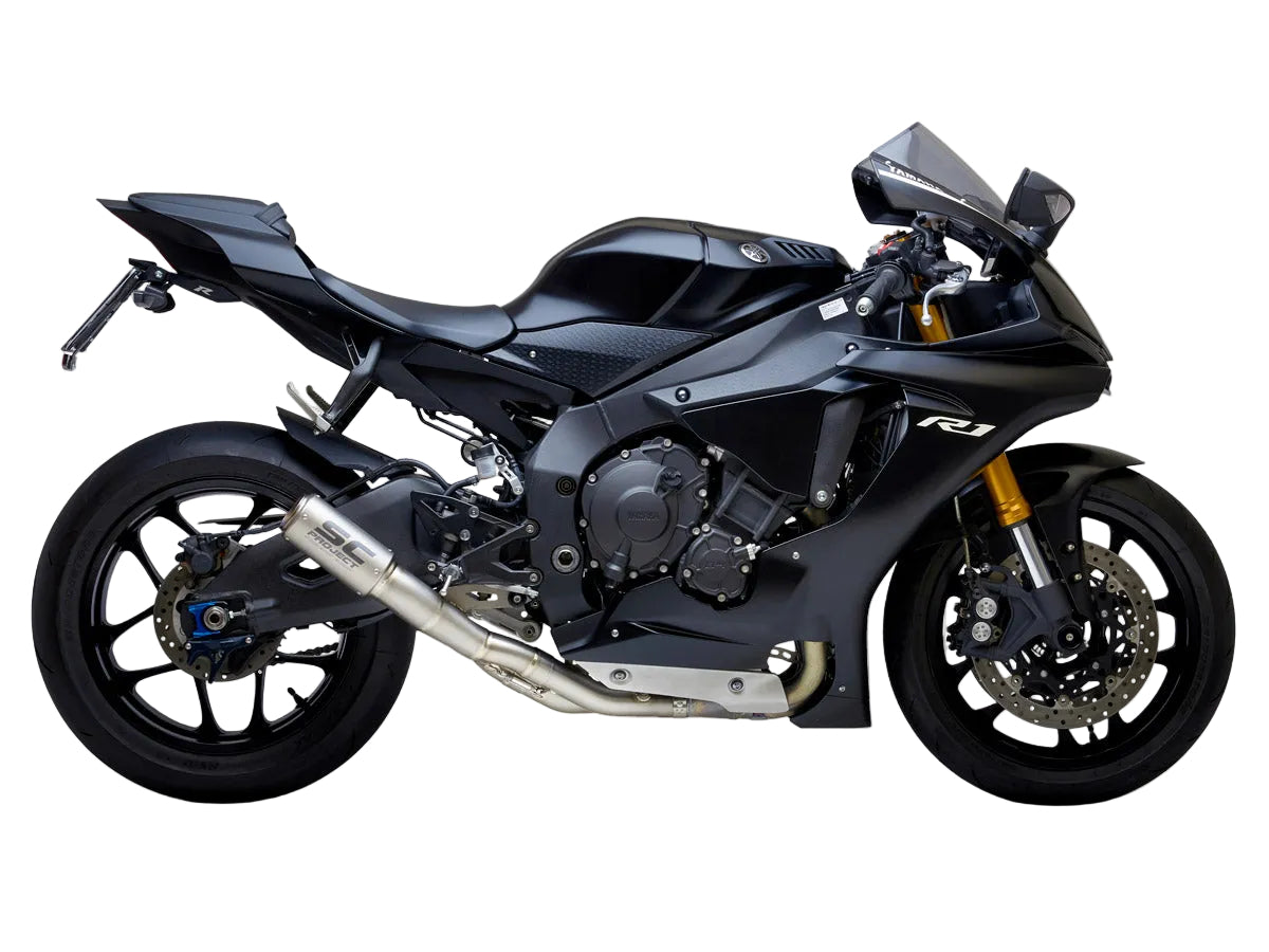 SC Project CR-T Carbon Silencer with Decat Pipe for Yamaha YZF-R1 2020-25 _1