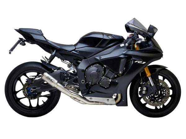 SC Project CR-T Carbon Silencer with Decat Pipe for Yamaha YZF-R1 2020-25 _1