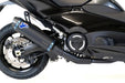 Termignoni Homologated Black Exhaust System Yamaha T-Max 560 2020-24 - Motorcycle Performance Store 