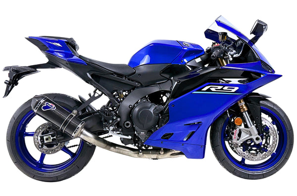 Termignoni complete racing exhaust Yamaha YZF-R9 2025-2026 carbon fibre silencer full system performance upgrade