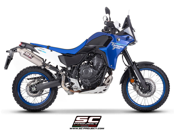 SC Project High Mount Rally Raid Titanium Silencer (Race) Yamaha Tenere 700 2025