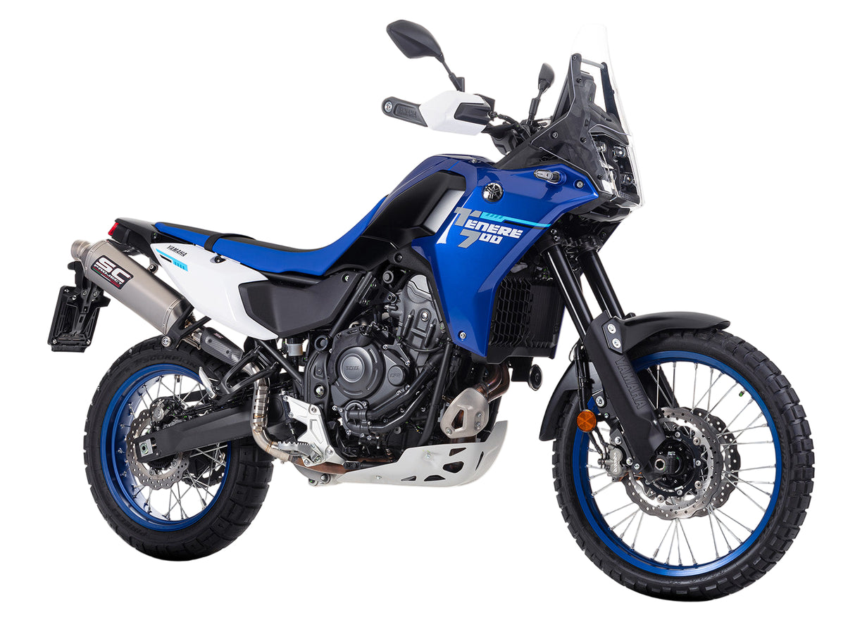 SC Project High Mount Rally Raid Titanium Silencer (Road) Yamaha Tenere 700 2025