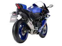 SC Project SC1-R titanium full exhaust system for Yamaha YZF-R9 2025-2026 with stainless headers titanium link pipe and carbon heat shield