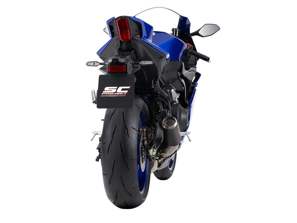 SC Project CR-T carbon full exhaust system for Yamaha YZF-R9 2025-2026 with stainless headers and carbon heat shield_1