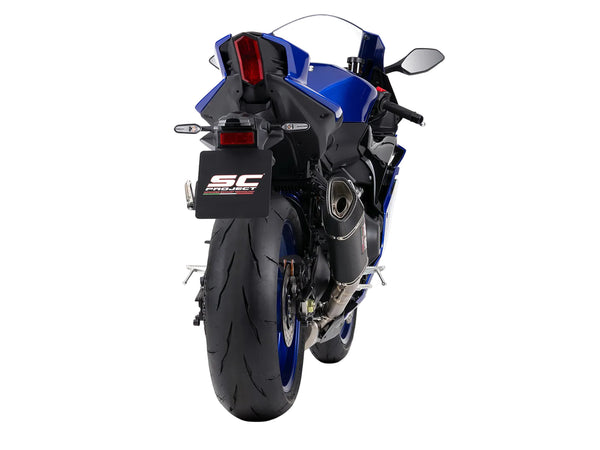 SC Project SC1-R carbon fibre full exhaust system for Yamaha YZF-R9 2025-2026 with stainless headers and carbon heat shield_1