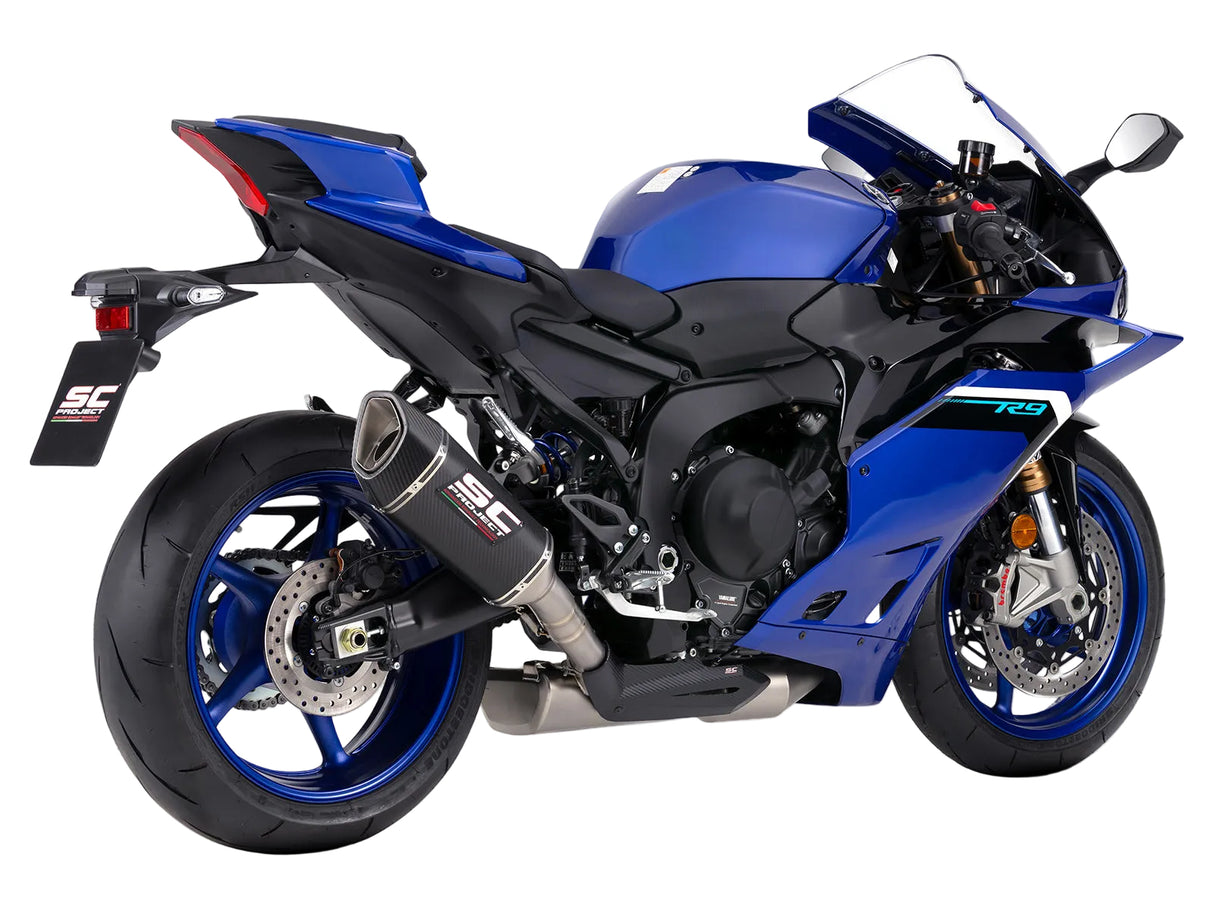 SC Project 3:1 Stainless Steel System SC1-R Carbon Fibre Silencer Yamaha YZF-R9 2025-26 image 4