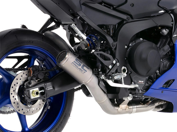 SC Project CR-T titanium full exhaust system for Yamaha YZF-R9 2025-2026 racing system lightweight titanium headers and silencer