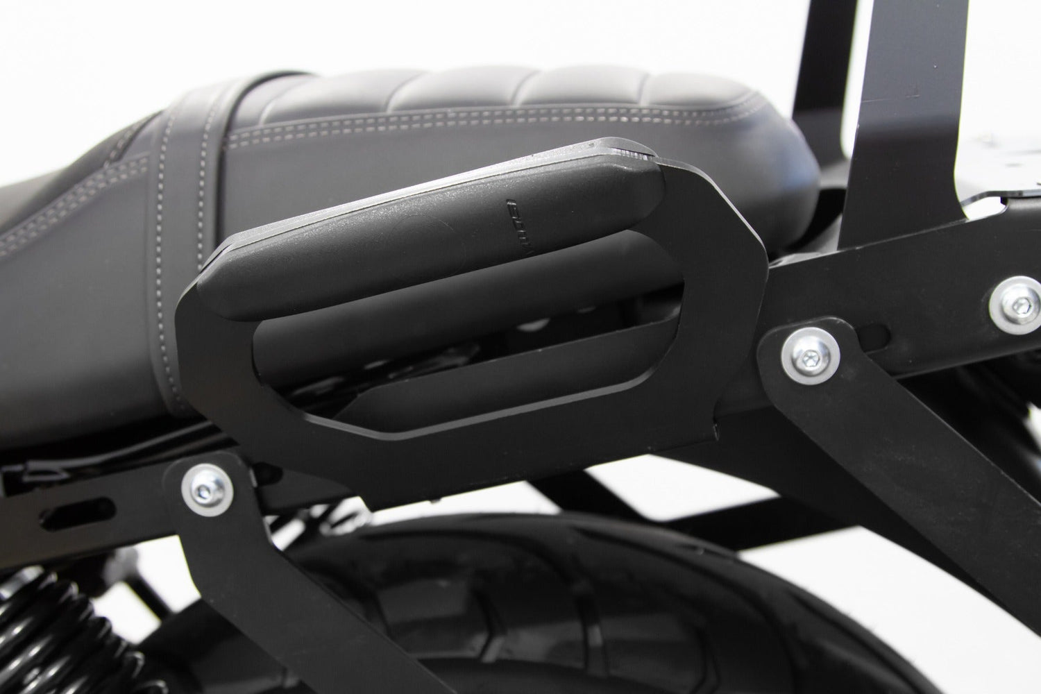 Isotta Passenger Grips Black Moto Guzzi V7 Stone 850 2021-24 image 3