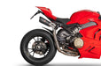 QD Black Underseat Exhaust System Ducati Panigale V4 / S 2022-23 - Motorcycle Performance Store 