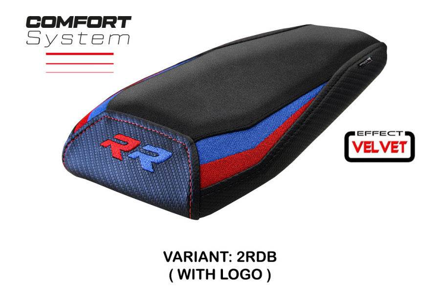 TPZ Italia Dresda Velvet Comfort system Seat Cover BMW M1000RR 2022-25 - Motorcycle Performance Store