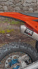 Ixil underseat stainless steel exhaust system fitted to KTM 300 EXC 2024–2026 off-road silencer and decat pipe_4
