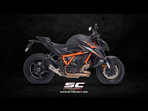 SC Project S1 Matt Black Titanium Silencer KTM 1390 Superduke R 2024-25