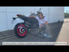 QD Twin Titanium Gunshot Silencer for the Ducati Monster 937 Sound Video