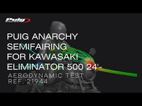 Puig Anarchy Semi Fairing for the Kawasaki Eliminator 500. Available at Motorcycle Performance Store.