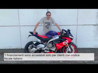 QD Titanium Gunshot Dark full exhaust system Aprilia RS 660 with carbon fibre end cap and stainless steel headers