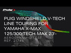 Puig V-Tech Touring Screen for the Yamaha X-MAX 300 (2023-26) Available at Motorcycle Performance Store.