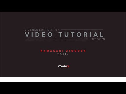 PUIG Tail Tidy License Support Kawasaki Z1000SX 2010-19