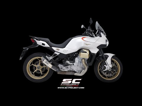 SC Project S1 Titanium Silencer Moto Guzzi V100 Mandello 2023-25