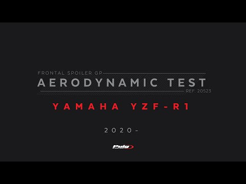 FRONTAL SPOILER GP FOR MOTORCYCLE YAMAHA YZF-R1M 2023 AERODYNAMIC TEST