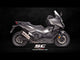 SC Project SC1-X Carbon Fibre Silencer Honda Forza 750 2025