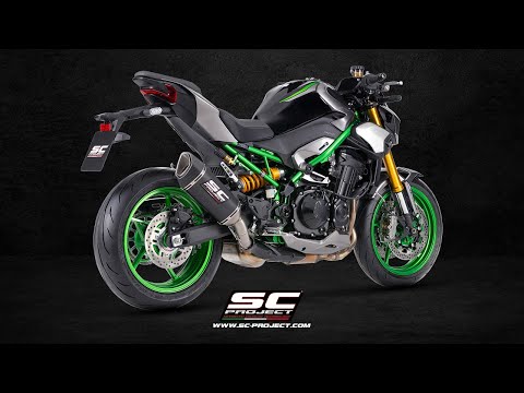 SC Project SC1-R Carbon Fibre Silencer Kawasaki Z900 2025-26