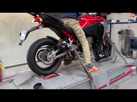 QD Gunshot Black Titanium Silencer for the Ducati Multistrada V4 Sound Video