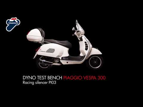Termignoni Conical Black Racing Silencer Vespa GTS 300 2008-20