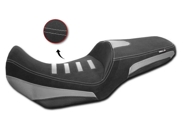 Isotta Comfort Seat With Prostate Channel Standard Black Honda Transalp XL 750