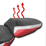 Isotta Heated Pillion Comfort Seat Red Ducati Multistrada V4