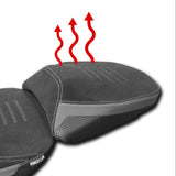 Isotta Heated Pillion Comfort Seat Triple Black Ducati Multistrada V4