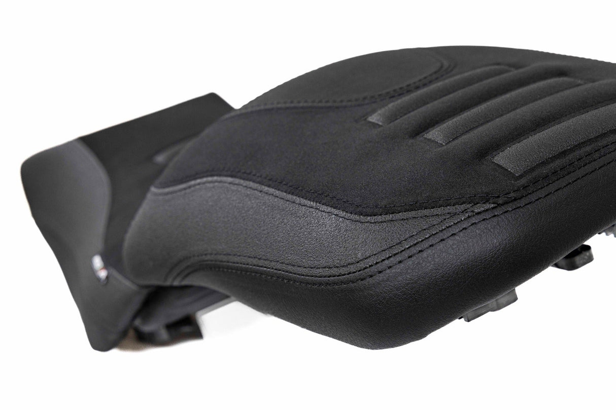 Isotta Comfort Pillion Seat Triple Black Benelli TRK502 2017-24 image 2