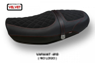 TPZ Italia Natal Total Black velvet Seat Cover Kawasaki Z900RS 2018-24 Motorcycle Seat Covers TPZ Italia