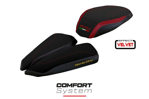 TPZ Italia Adai velvet Comfort system Seat Cover MV Agusta Brutale 1000 RR 2020-24 Motorcycle Seat Covers TPZ Italia
